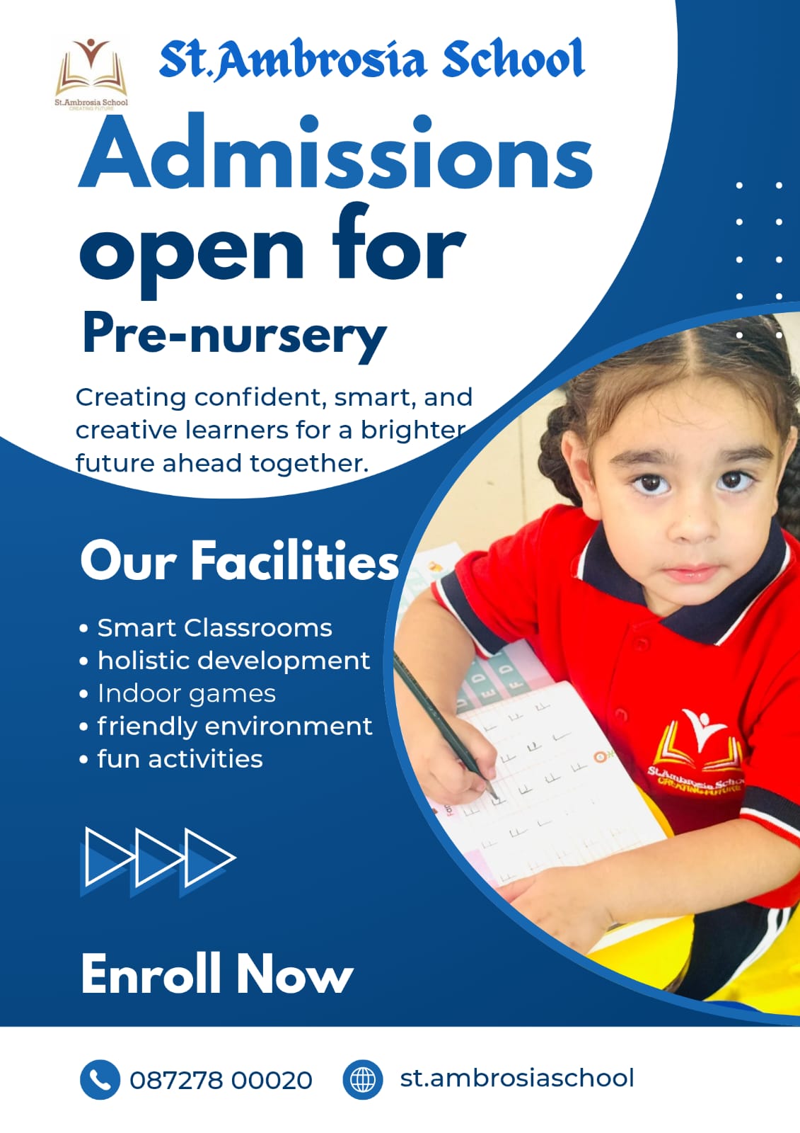 ADMISSION OPEN FOR PRE-NURSERY